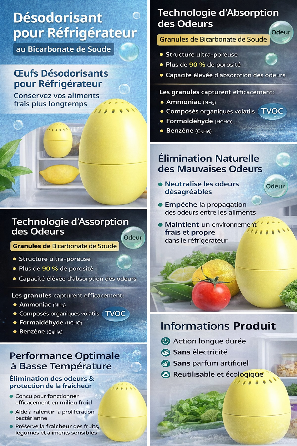 Désodorisant Sans Parfum & Réutilisable