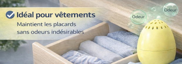 Désodorisant Sans Parfum & Réutilisable