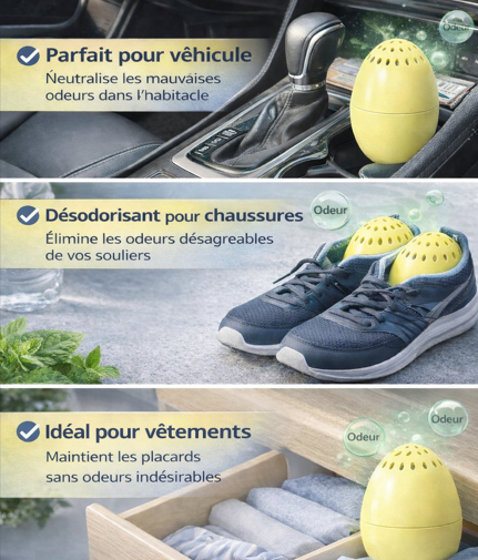 Désodorisant Sans Parfum & Réutilisable