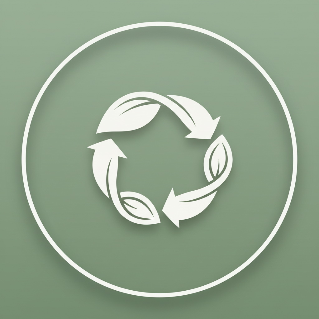 Icône matériaux durables